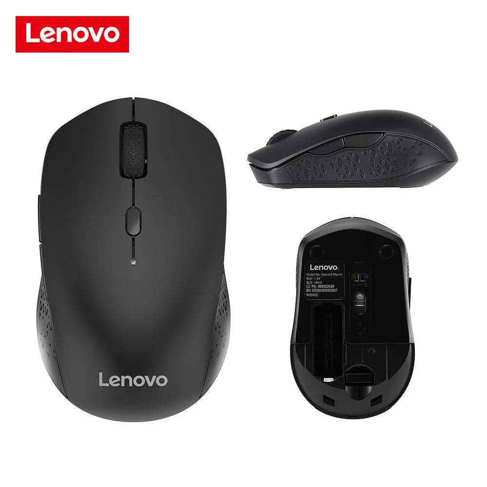 Lenovo Bluetooth Mouse Wireless Dual Mode Mouse Portable Home Business Office Gaming Mouse Laptop Accessories 1000DPI Recommend