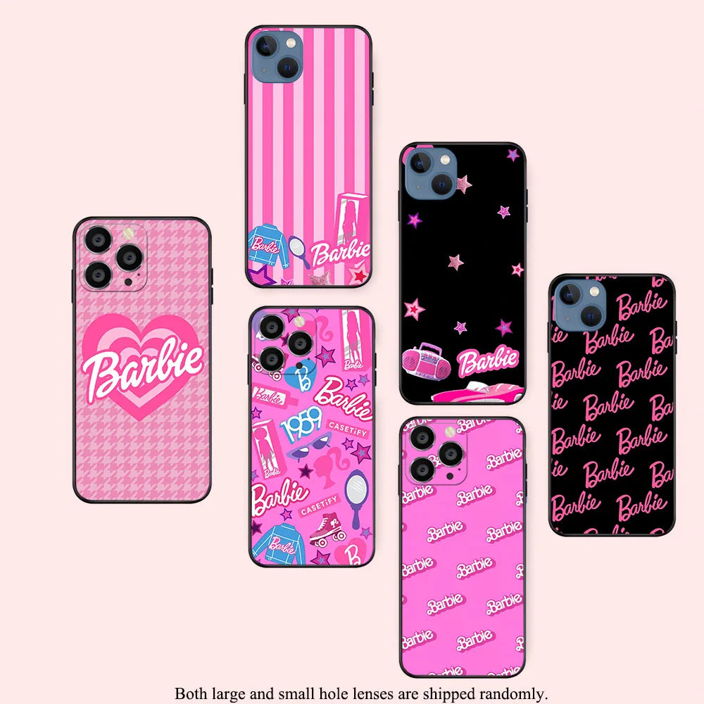 Barbie Soft Case For iPhone 11 12 13 14 15 Pro Max Plus Mini