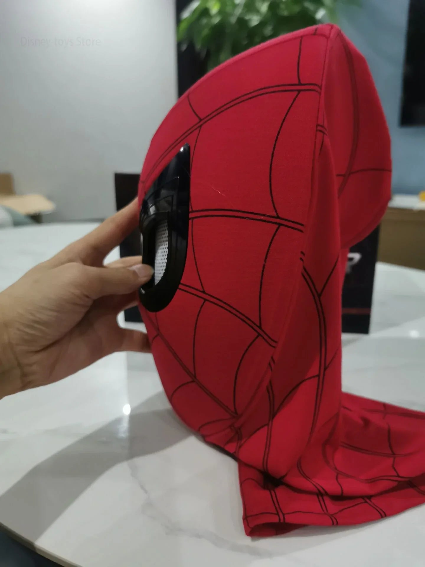 New Spider man no Way Home Spider Man Mask Luxury Helmet Rechargeable Remote Eyes Movable Mask Cosplay Decoration Toys