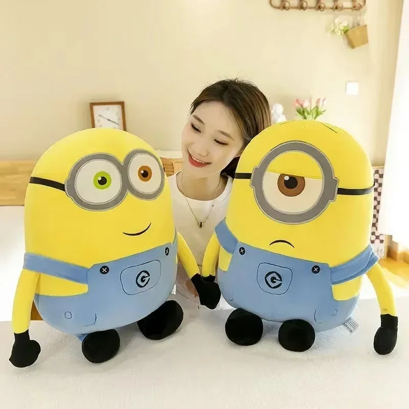 Minions Characters Yellow Plush Toys Bob Stuart In Jeans Soft Toys Dolls & Hobbies Christmas Birthday Gift