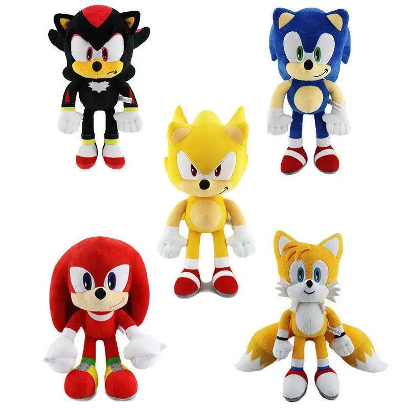 Sonic Plush Toy Knuckles Tails Amy Rose Plush Doll 30cm High Quality