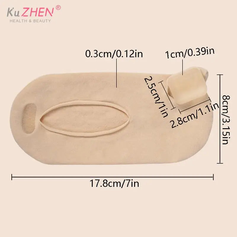 1Pair Toe Separator Sock Toe Separator Hallux Valgus Bunion Corrector Orthotics Feet Bone Thumb Adjuster Straightener Brace Foot