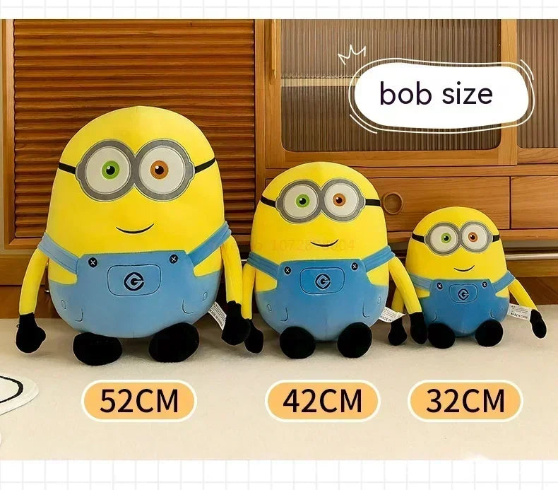 Minions Characters Yellow Plush Toys Bob Stuart In Jeans Soft Toys Dolls & Hobbies Christmas Birthday Gift