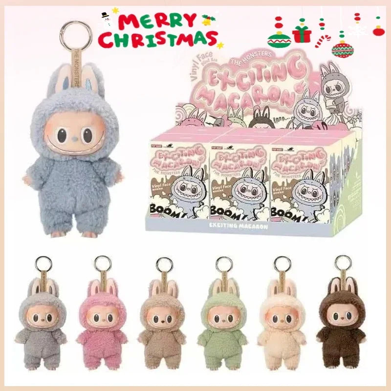 Labubu The Monsters Blind Box Toys Macarone Kawai Guess Bag Figure Model Bag Gift High Quality Cute Christmas Gift 1:1 Replica