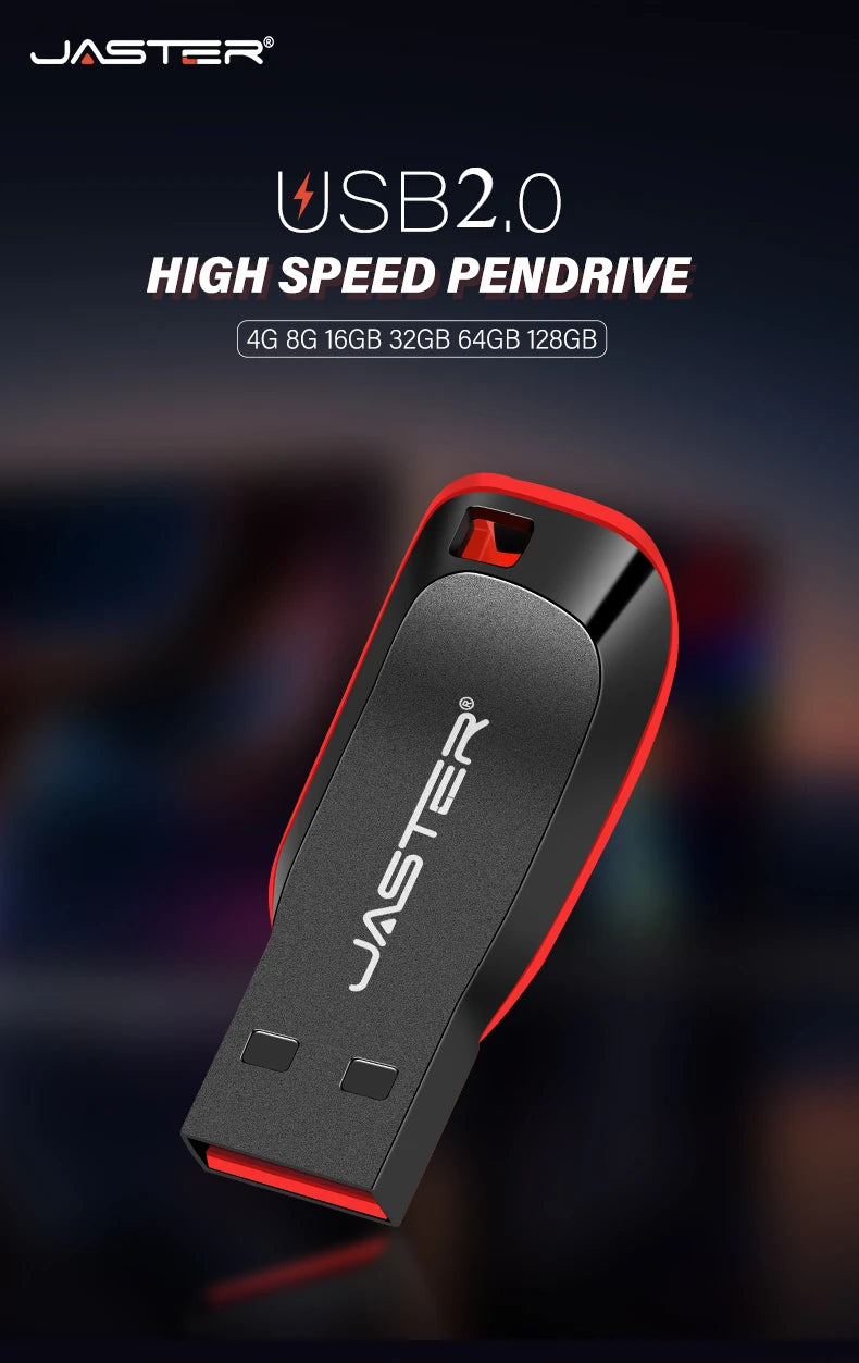 High Speed Pen Drive 128GB Key Chain Memoria USB 64GB Black USB Flash Drive 32GB Mini Memory Stick