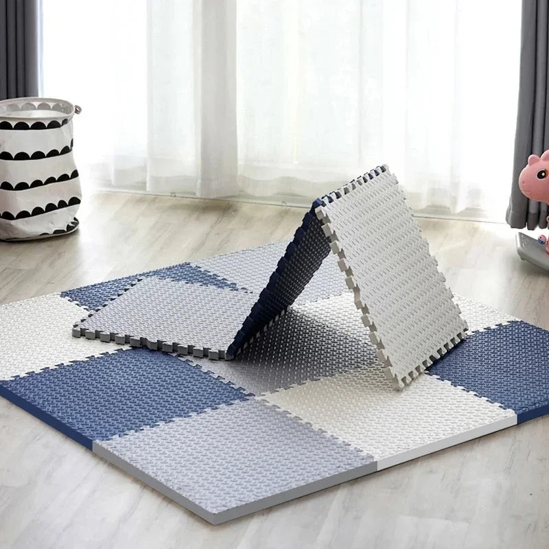 1cm Thick Foam Mats for Kids Children Foam Floor Mat Children's Stitching Crawling Climbing Home Bedroom Living Room Tatami Play Mat 4Pcs