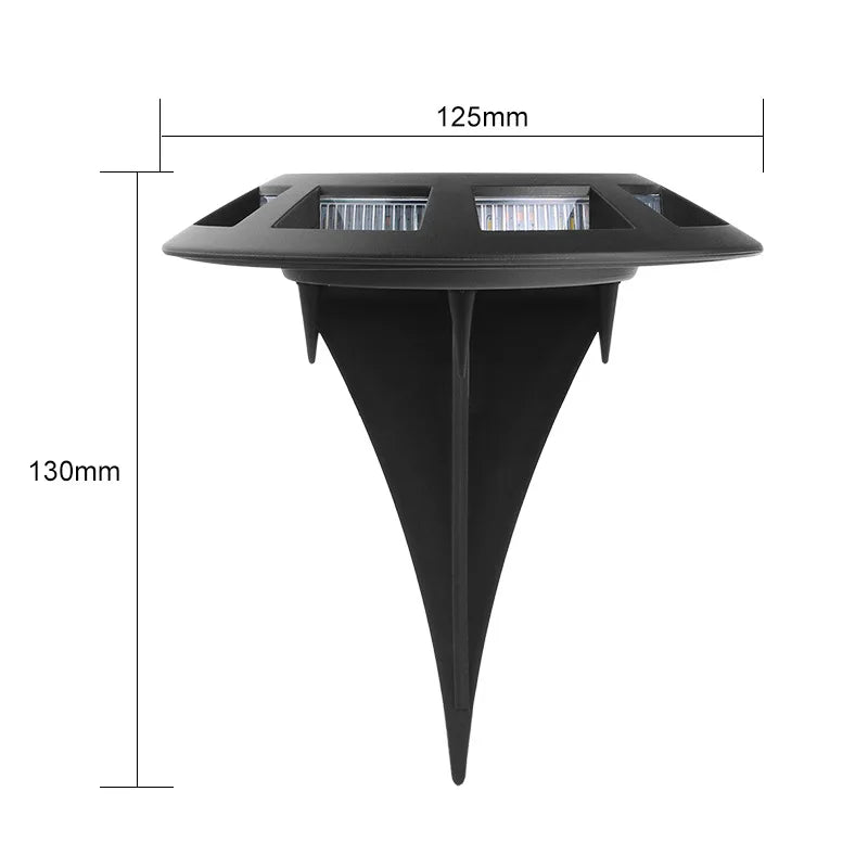 Solar Ground Light Outdoor Waterproof LED for Garden Underground Yard Lawn Pathway Landscape Decoration