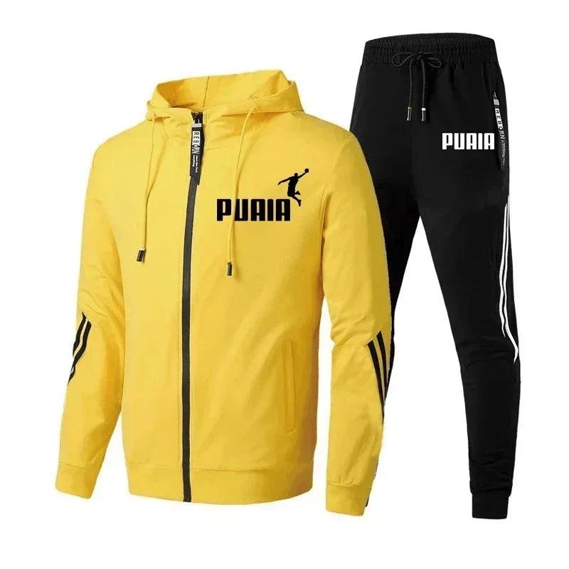 Men's Jogging Suit, Sweater, Hoodie, Jacket, Sports Pants, Men's Clothing, 2-Piece Set