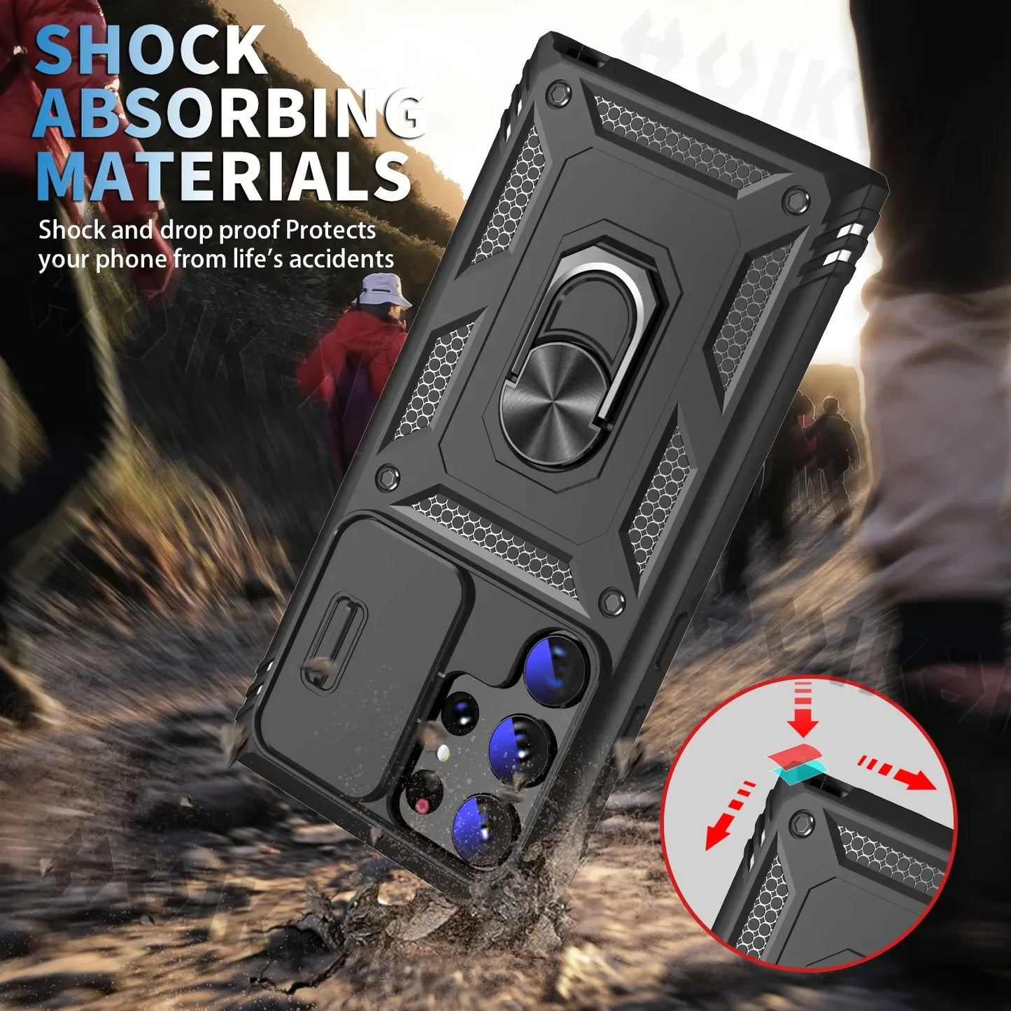 Case For Samsung Galaxy S24 Ultra S23 Ultra S22 Plus S23 FE S21 A14 A54 A52S A34 Protective Grade Rugged Cover