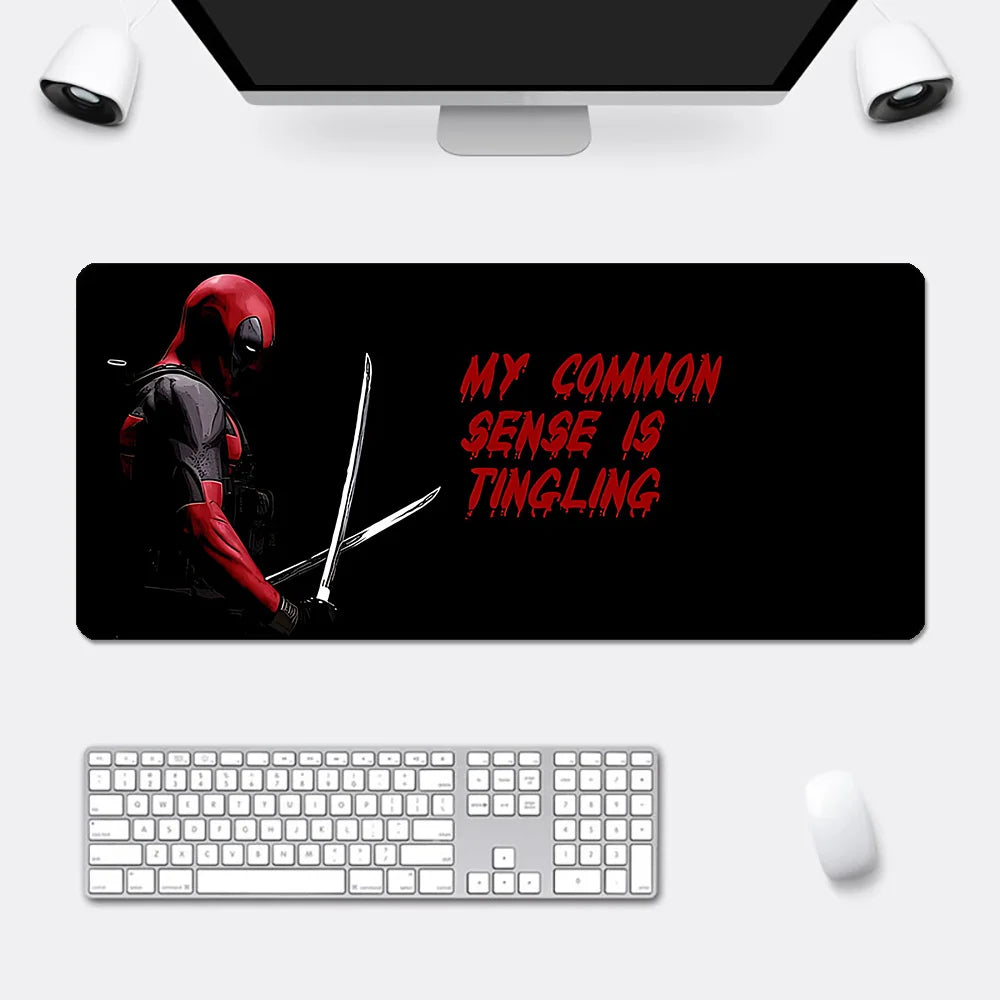 Deadpool's Mousepad HD Printing Computer Gamers Locking Edge Non-slip Mouse Pad XXL90x40cm Keyboard PC Desk Pad