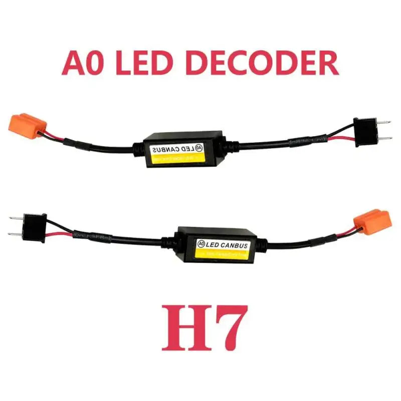 1~15PCS H4 H7 9005 9006 9012 LED Canbus Decoder Adapter Anti-Flicker Harness Bulbs Resistor Warning Error Canceller Dropship