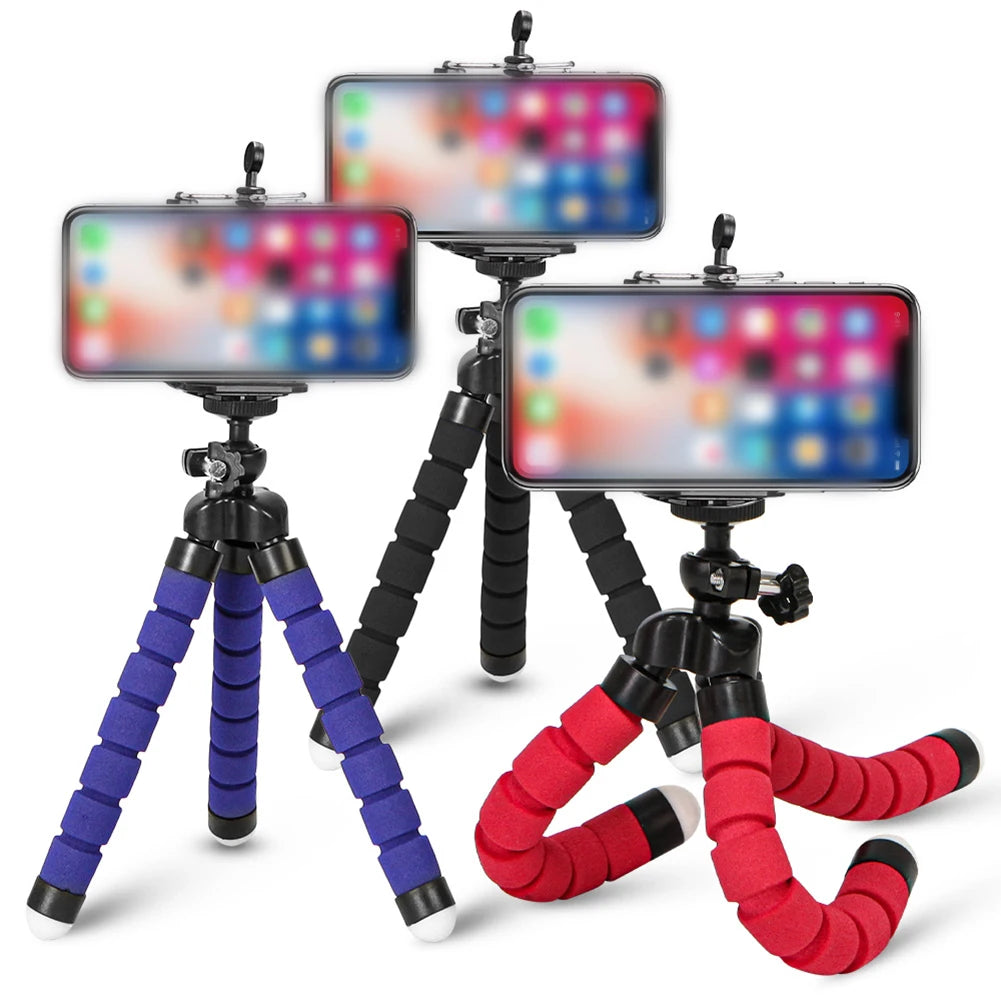 Tripod For Phone Mobile Camera Holder Clip Smartphone Monopod Tripe Stand Octopus Mini Tripod Stativ For Photography