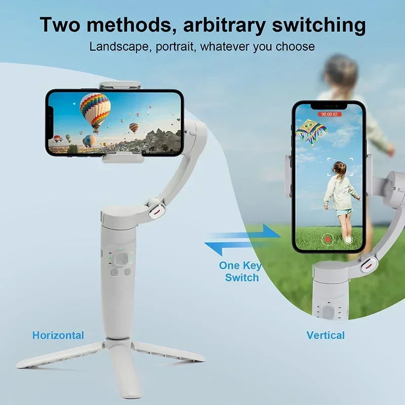 360 Rotation Selfie Stick Desktop Gimbal Stabilizer For TikTok Smartphone live camera