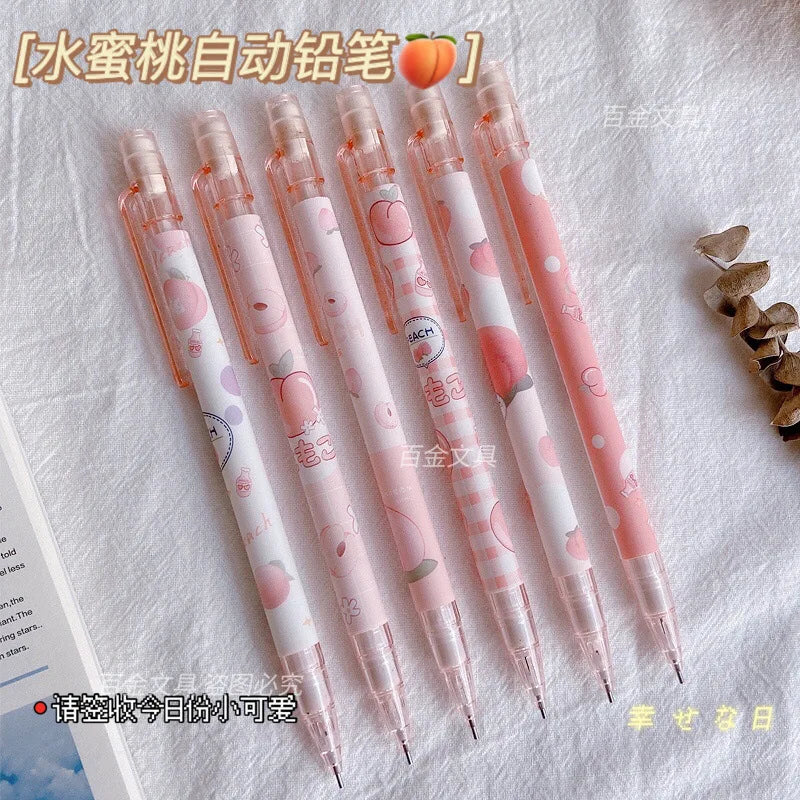 Mechanical Pencil School Supplies Cute Things Pencils for School Anime Stationery Pens Kit