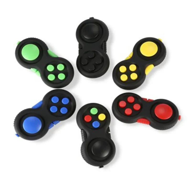 8 Fidget Functions Controller Pad Game Focus Fidget Toy Fidget Pad Cube Relieves Stress and Anxiety Toy