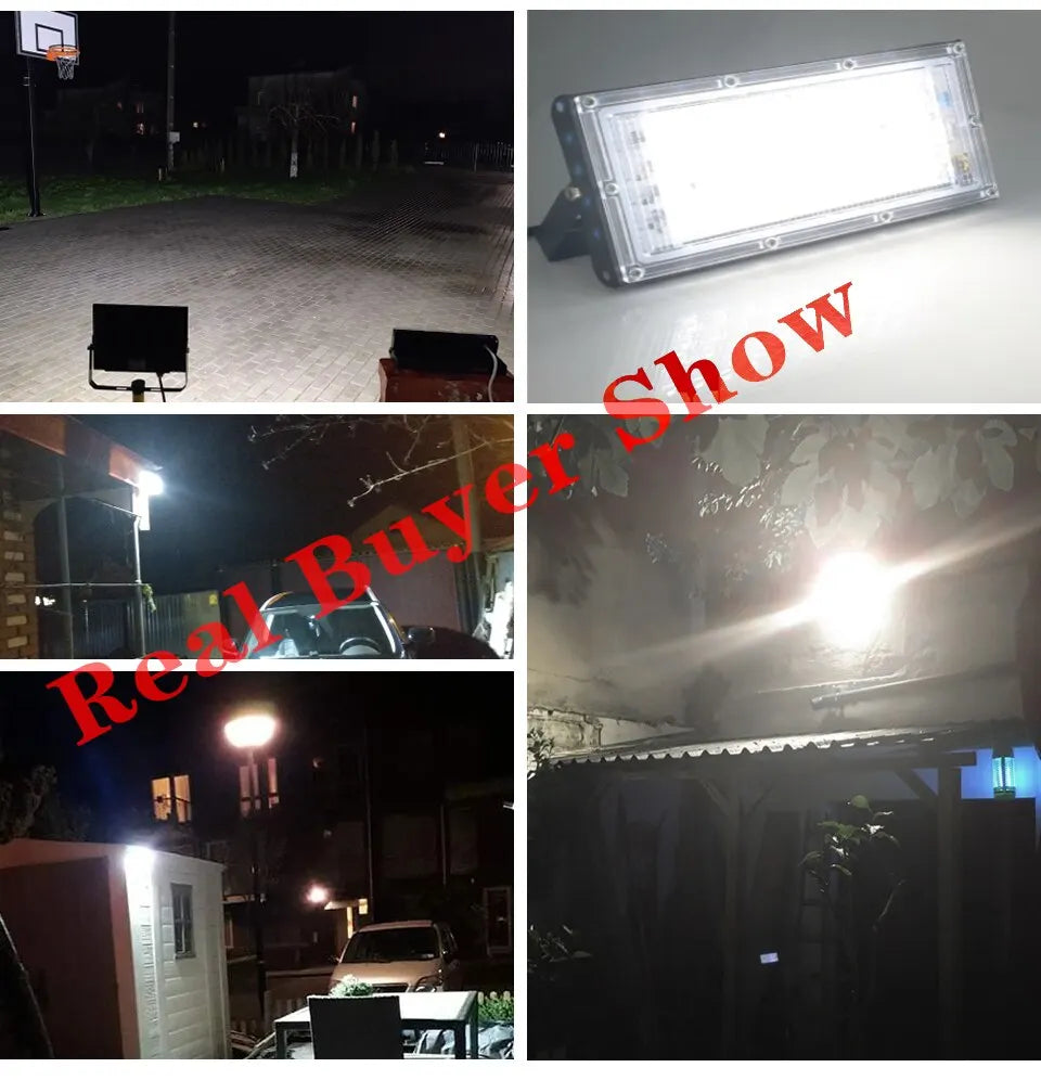 50W LED Flood Light Outdoor Lighting 220V 240V Floodlight Waterproof IP65 Reflector Projecteur LED Exterieur Focus Spotlight