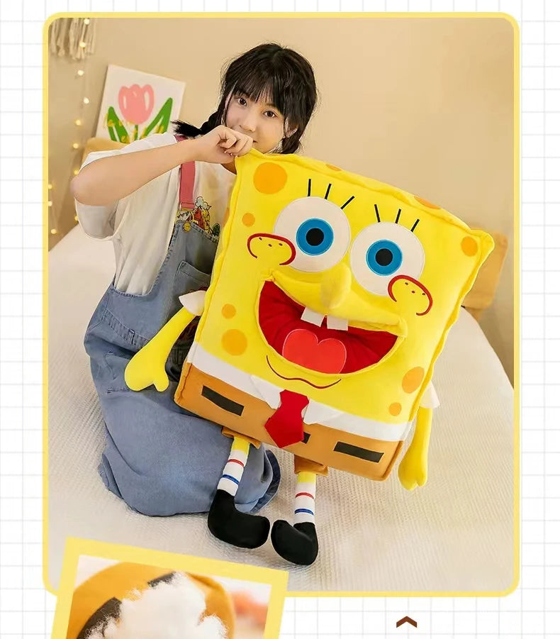 45-80CM SpongeBob SquarePants Patrick Star Doll Anime Cartoon Plush Toy Soft Cute Stuffed Collection Children's Birthday Gift