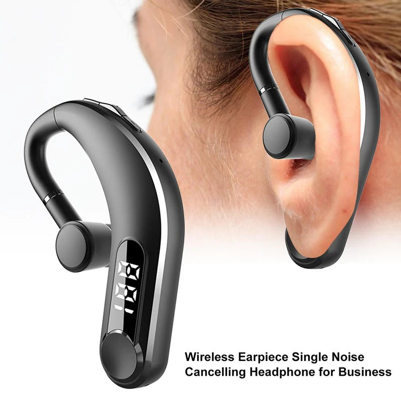 5.2 Bluetooth Earphone long battery life Wireless Earphone Handsfree Sports Earbuds with Mic LED display