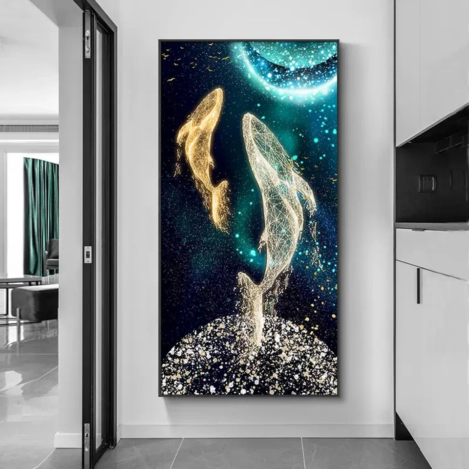 Killer Whale Inspirational Diamond Painting Cross Stitch Kits Diamond Embroidery NEW Mosaic Art Rhinestone Pictures Decor