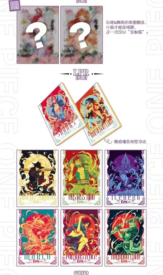 New One Piece Card Japanese Anime Collection Card Booster Box Full Set Luffy Roronoa Paper Game Child Birthday Gift Toy box