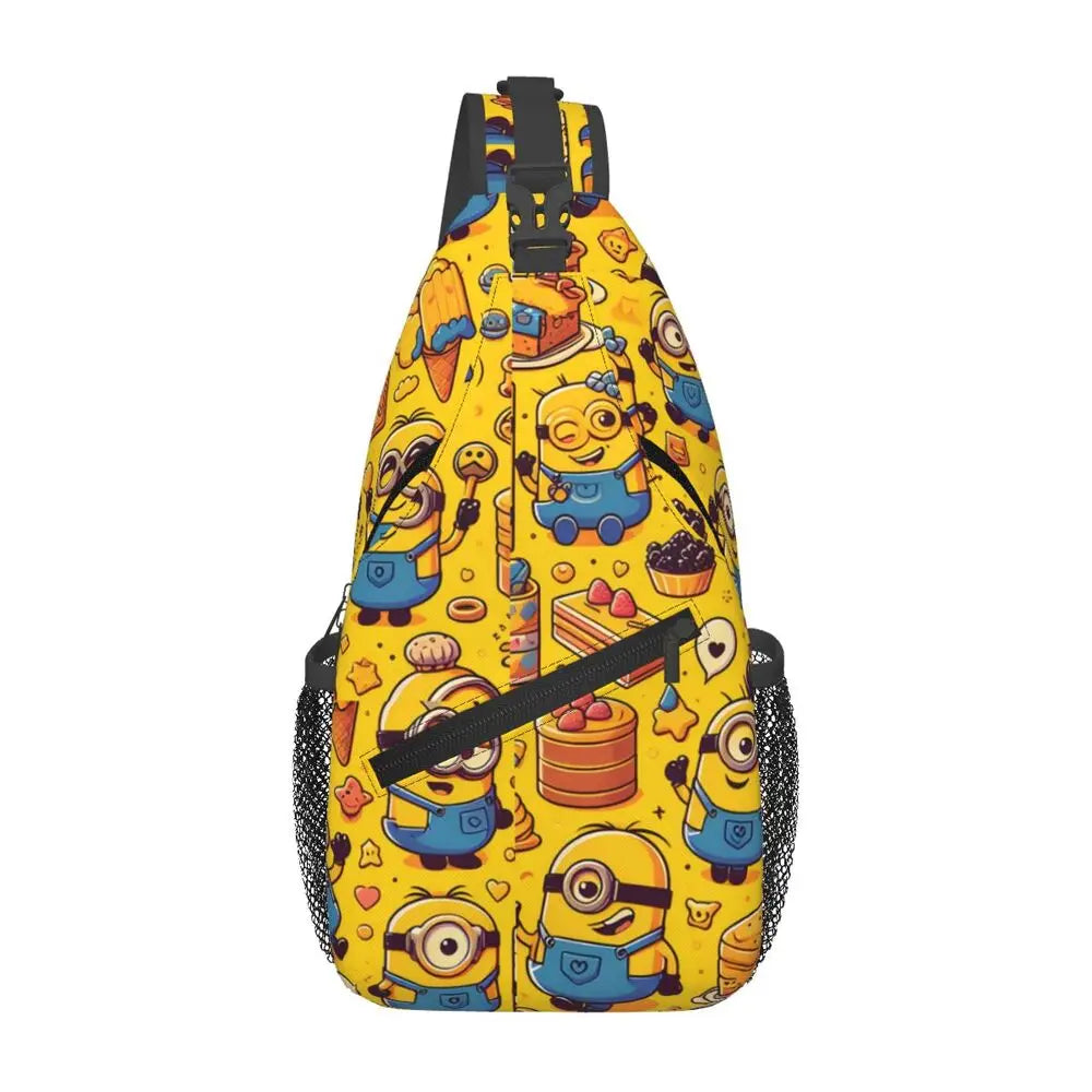 Minions Crossbody Chest Backpack Minion Shoulder Backpack