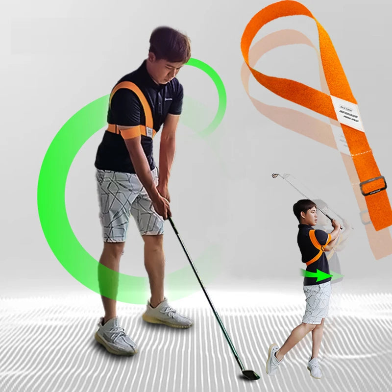 Golf Swing Trainer Golf Swing Strap Golf Posture Correction Golf Swing Ccorrector Golf Practice Supplies For Men Women Beginners