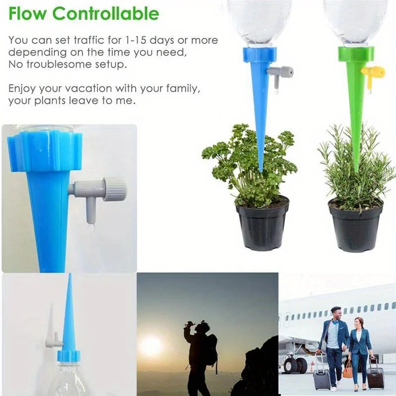 Automatic Drip Plants Irrigation Drip Irrigation Garden Watering System Garden Plant Self Watering Kits Insert Watering Devices