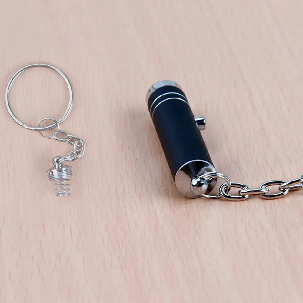 Portable Money Check Detector Counterfeit Money ID Currency UV Light Keychain Lamp LED UV Torch Flashlight