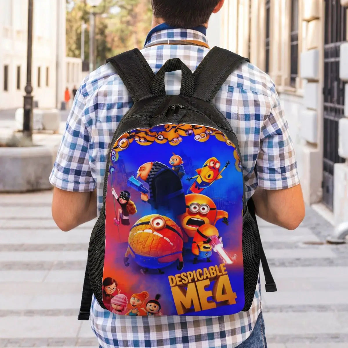 Despicable Me 4 Movie School Backpack