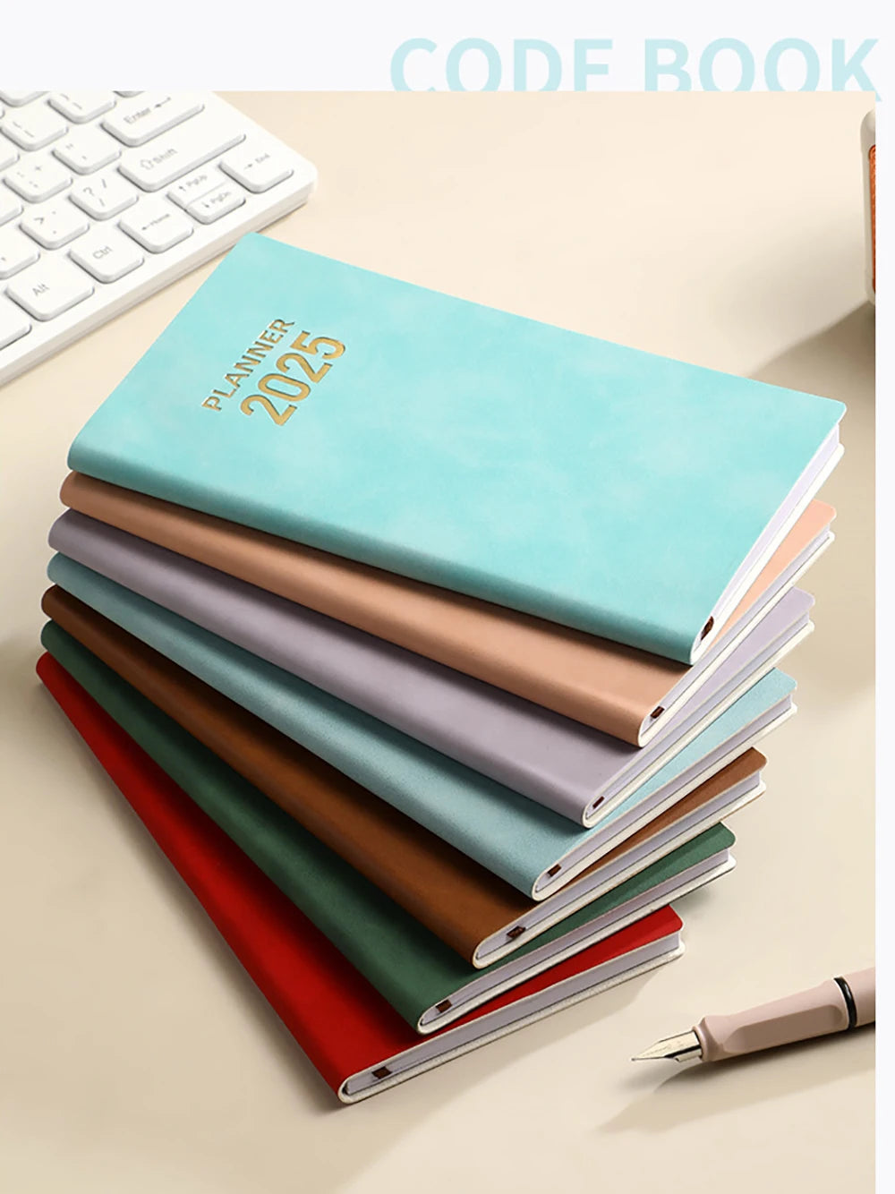 2025 A6 Notebook Notepad Daily Weekly Agenda Planner Notebooks Stationery