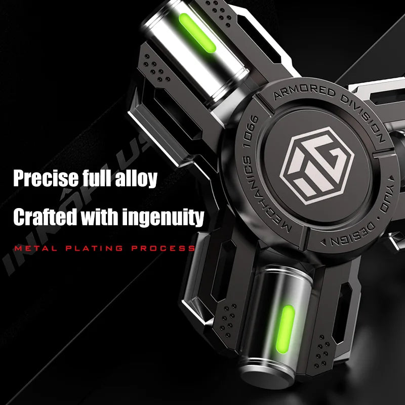 Permanent Glow Fidget Spinner Hand Spinner Alloy Material Long Rotation High Speed