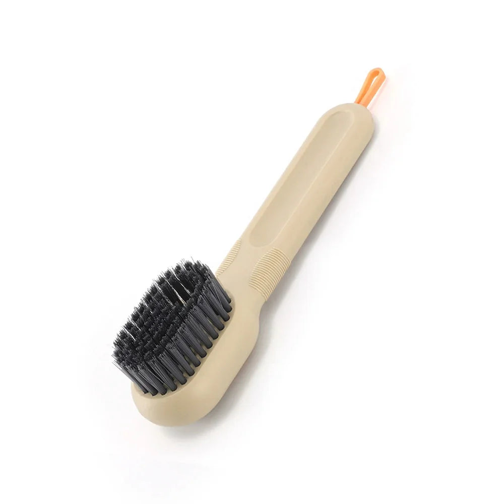 Shoe Brushes With Soap Dispenser Long Handle Brush Cleaner For Clothes Shoes Household Laundry Cleaning Brush