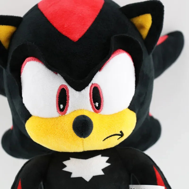 30CM Super Sonic Plush Toy  The Hedgehog Amy Rose Knuckles Tails Cute Cartoon Soft Stuffed Doll Birthday Gift For Children