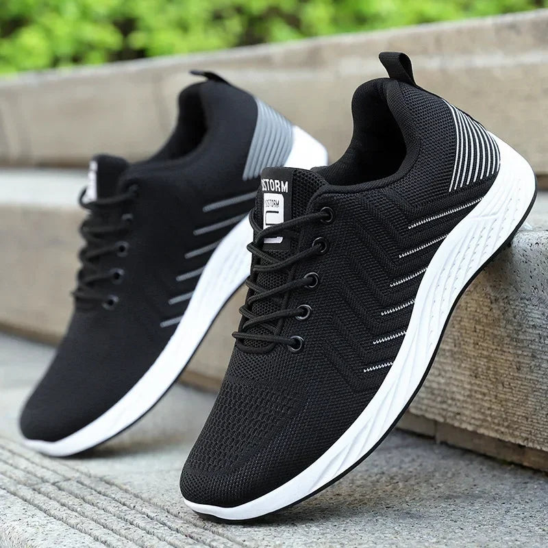 Men Breathable Sneakers Spring New Soft-soled Casual Shoes Running Shoes Man Lightweight Casual Non-Slip Shoes Zapatillas Hombre