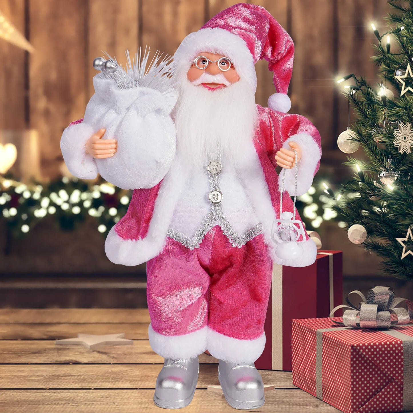 Santa Claus Doll Children Doll Xmas Gift Christmas Tree Decorations 2024