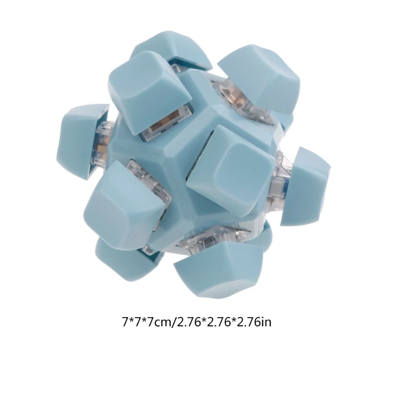 Rubik Cubes Switches Tester Keychain Stress Relief Toy for Mechanical Keyboard