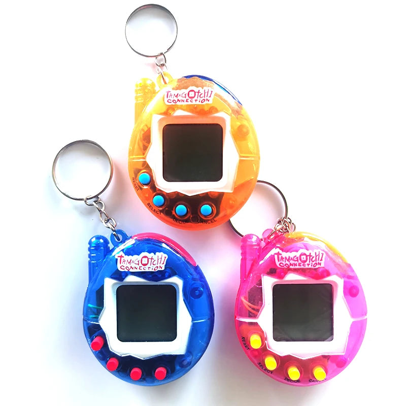 Nostalgic Virtual Digital Electronic Growing Pet Machine Cyber Handheld Keychain Game Machine Pet Interactive Growing Toy