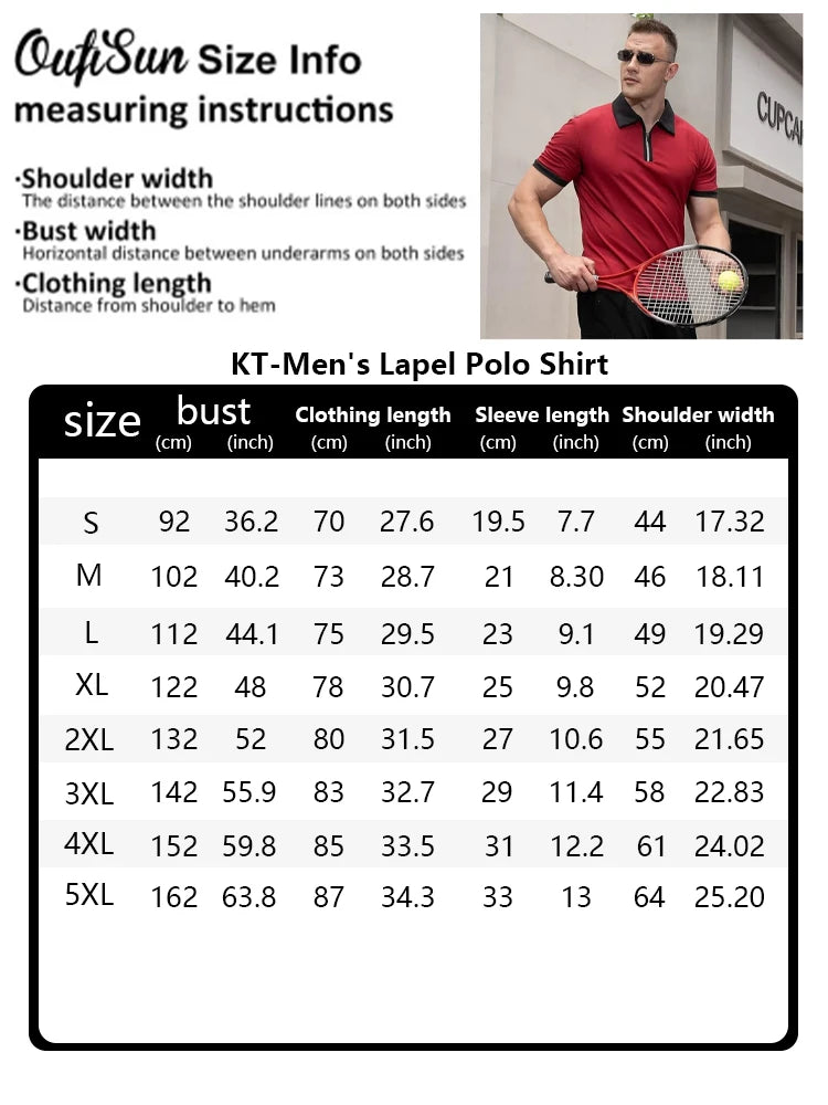 Men's Polo Shirt Fashion Dot Print T Shirt Zip Polo Shirt Retro Casual Short Sleeve Summer Streetwear Men's Casual Plus Size