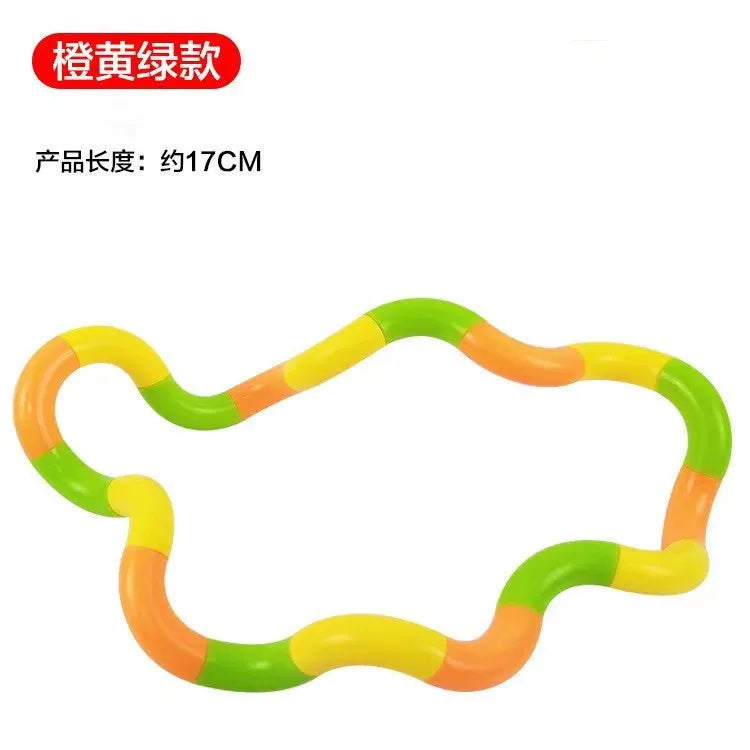 Pop Anti Stress Fidget Toy Twisted Ring Children Deformation Rope Perfect for Stress Kids Play Toy Stress Relief Toys for Adult