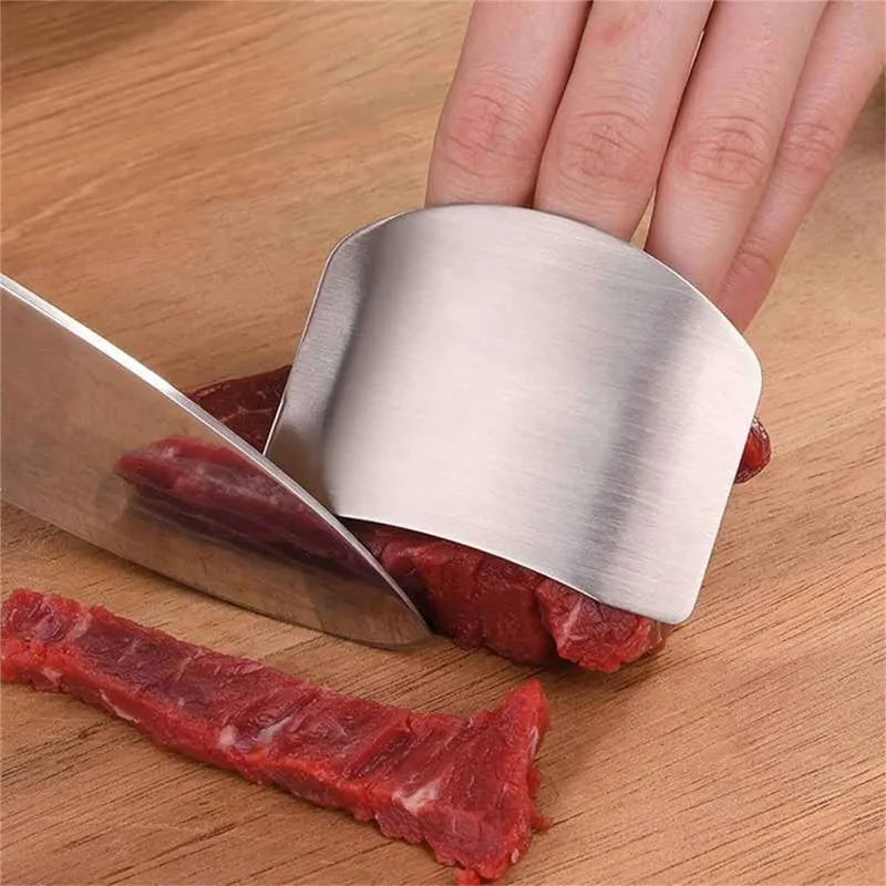 3/1pcs Stainless Steel Finger Guard Cutting Shiel Adjustable Vegetable Cutting Thumb Guard Finger Protector Tools Kitchen Gadget