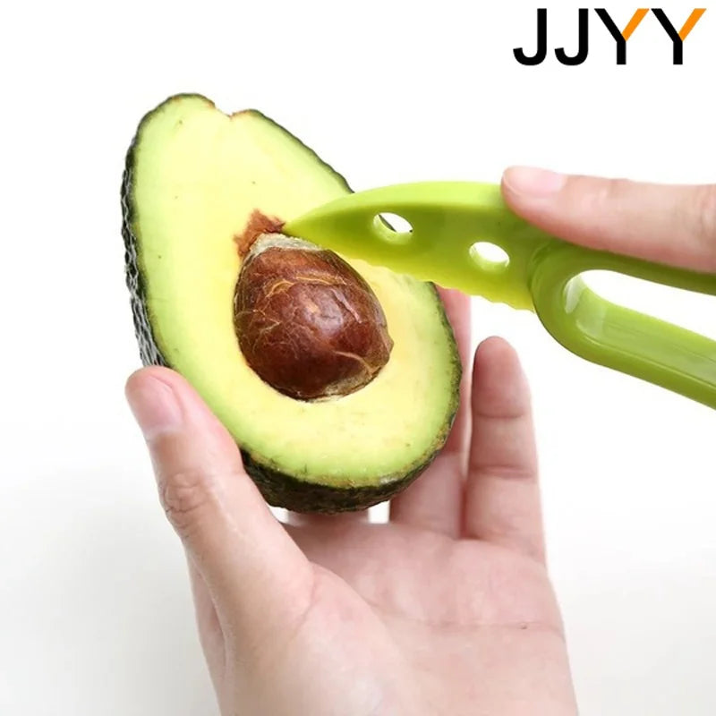 Avocado Slicer Shea Corer Butter Fruit Peeler Cutter Pulp Separator Plastic Knife Kitchen Vegetable Tools