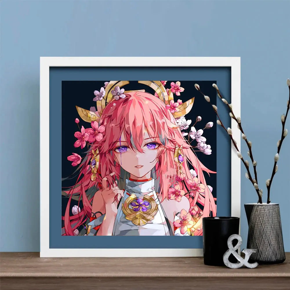 Genshin Impact Diamond Painting Anime New Collection 2022 Full Diamond Mosaic Home Decor 5d Cross Stitch Kit Art Embroidery