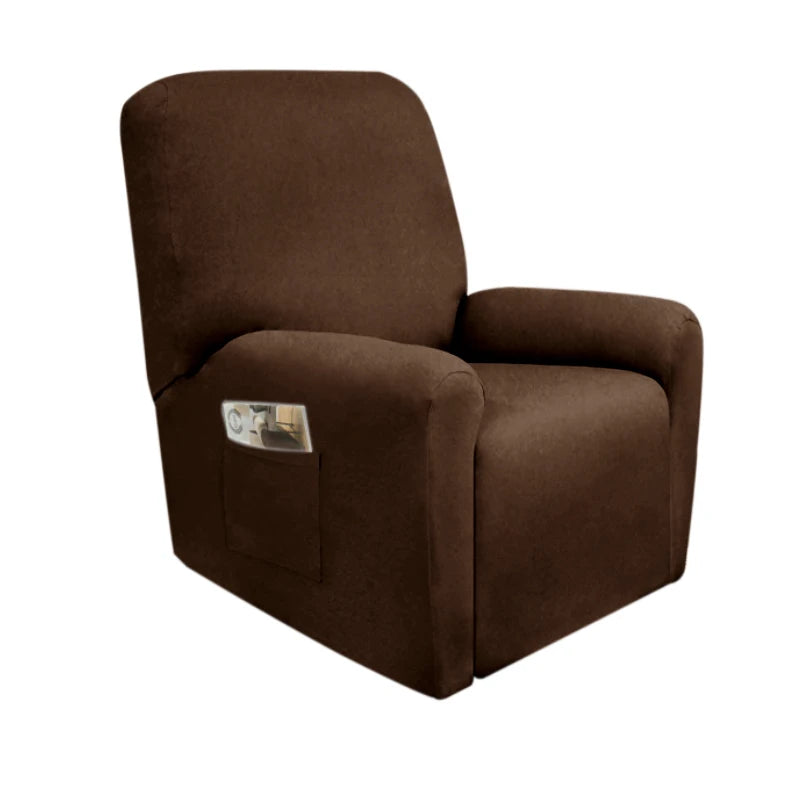 Single Seat Recliner Sofa Cover for Living Room Elastic Reclining Chair Cover Protection Lazy Boy Relax Armchair Cover