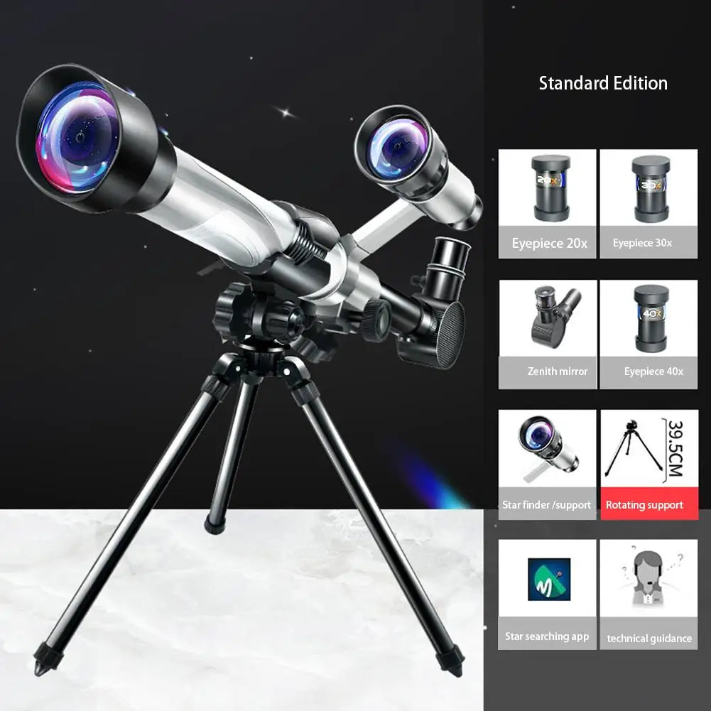 Professional Astronomical Telescope Powerful Monocular Portable HD High Magnification Moon Space Planet