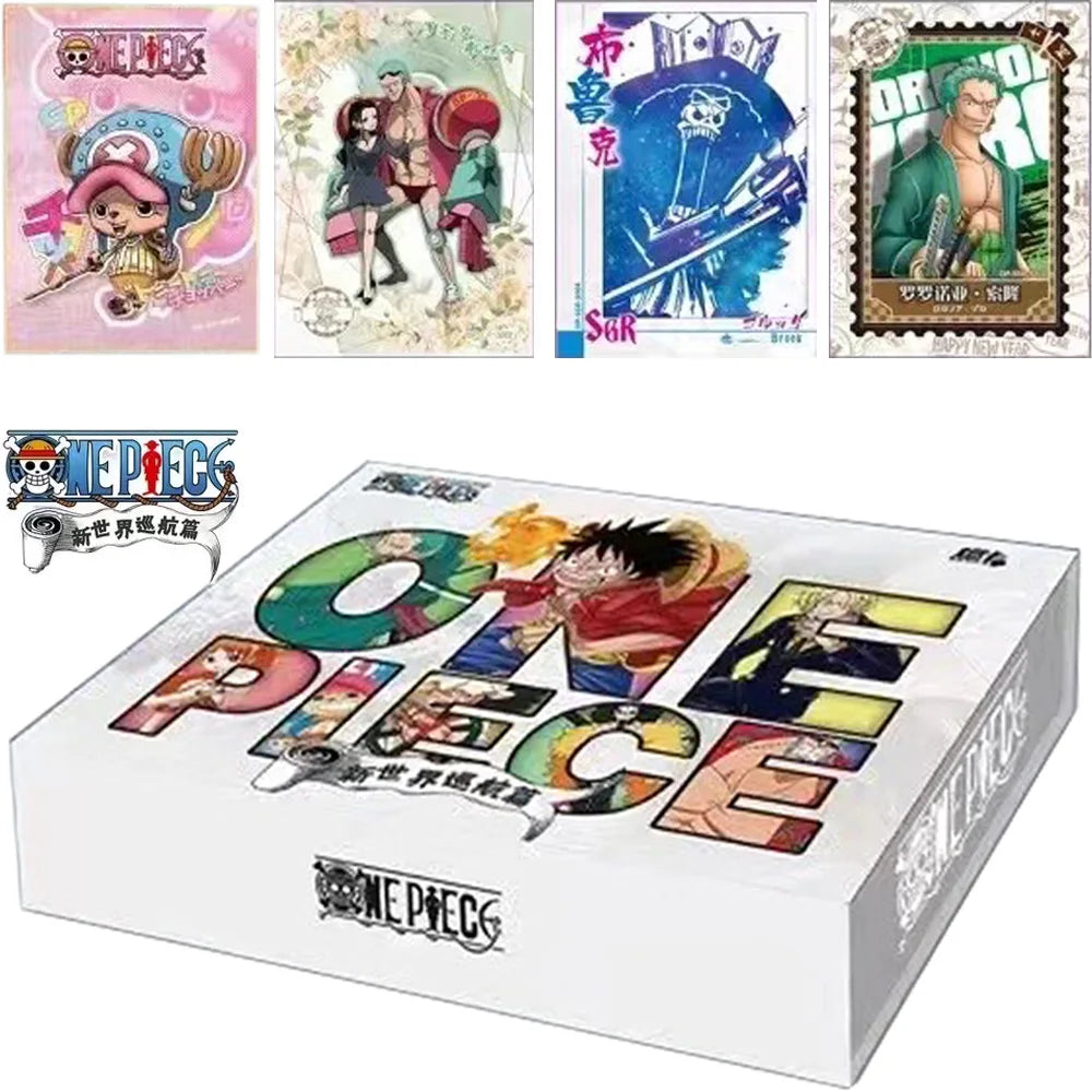 New One Piece Card Japanese Anime Collection Card Booster Box Full Set Luffy Roronoa Paper Game Child Birthday Gift Toy box