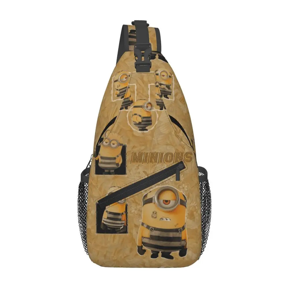 Minions Crossbody Chest Backpack Minion Shoulder Backpack