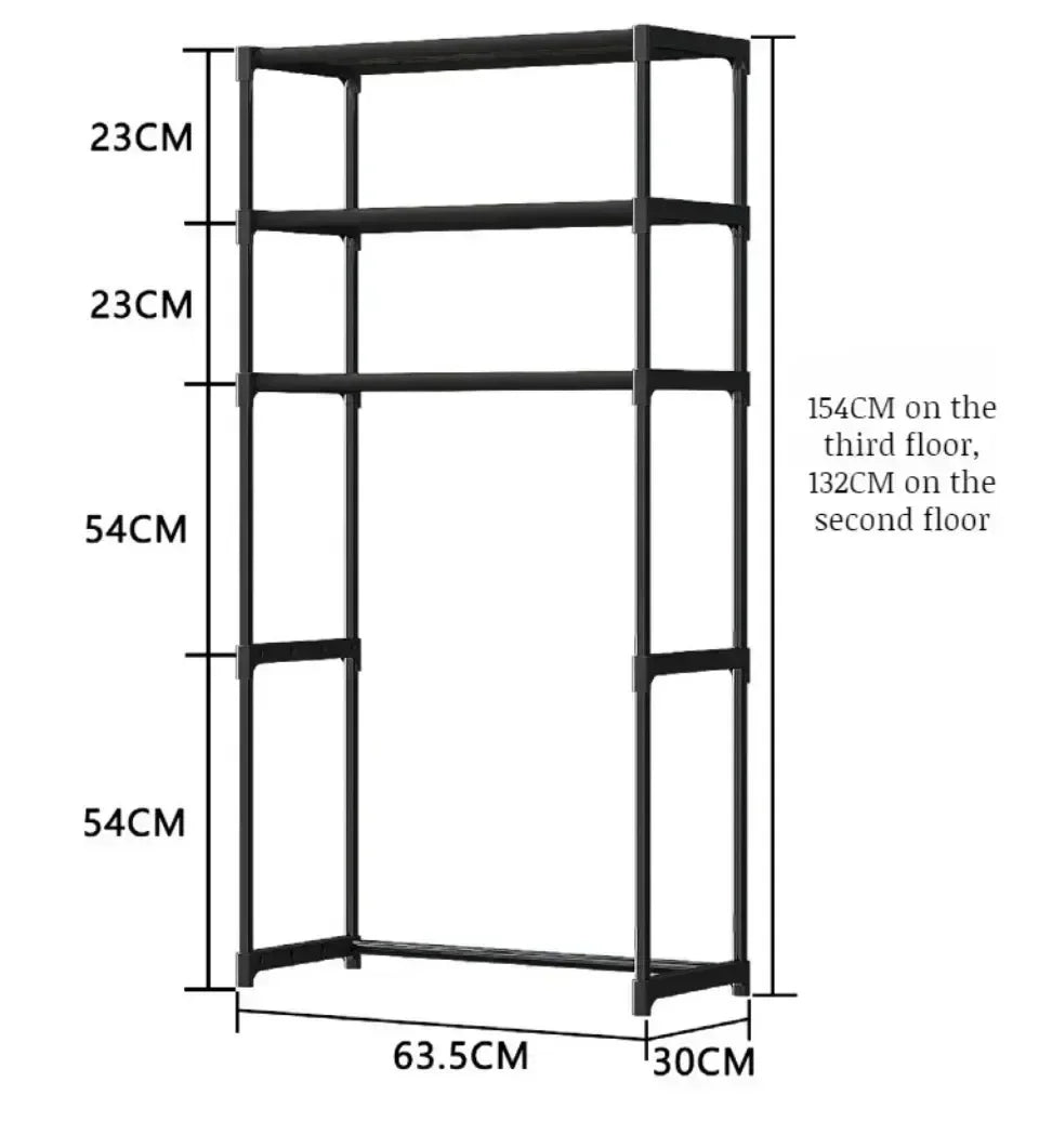 Toilet Storage Rack Perforation-Free Storage Shelf Large Capacity Multilayer Washing Machine Shelf Space-saving Standing Holder