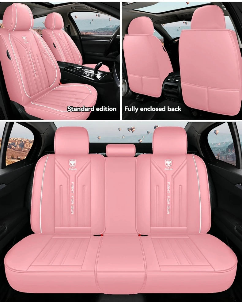 A Set of High Quality Universal Leather Car Seat Covers For Volvo S60L S90/XC60/XC90/V50/V60/XC40 /CX70 Accessories Protector