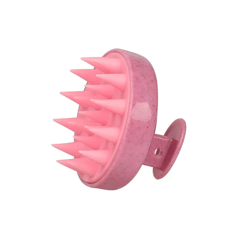 Silicone Shampoo Brush Head Scalp Massage Comb Hair Root Itching Clean The Scalp Thoroughly Body Massage Brush Bath Brush