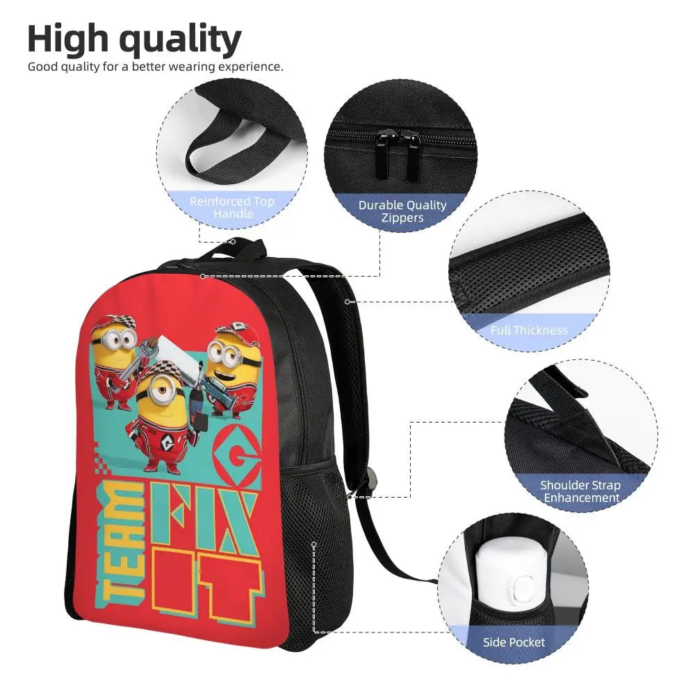 Despicable Me 4 Movie School Backpack